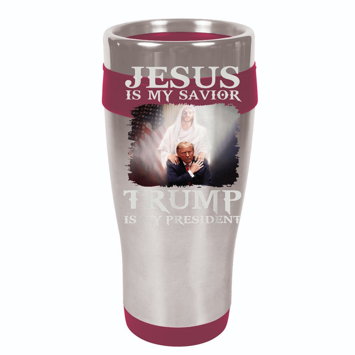 Jesus Is My Savior Trump Is My President Toddler Fine Jersey T-Shirt