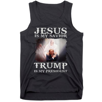 Jesus Is My Savior Trump Is My President Tank Top