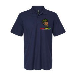 Juneteenth Is My Independence Day Black King Fathers Day Softstyle Adult Sport Polo