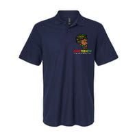 Juneteenth Is My Independence Day Black King Fathers Day Softstyle Adult Sport Polo