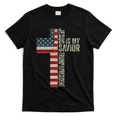 Jesus Is My Savior Trump Is My President Trump 2024 Maga T-Shirt
