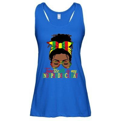 Juneteenth Is My Independence Freedom Day Independence Gift Ladies Essential Flowy Tank