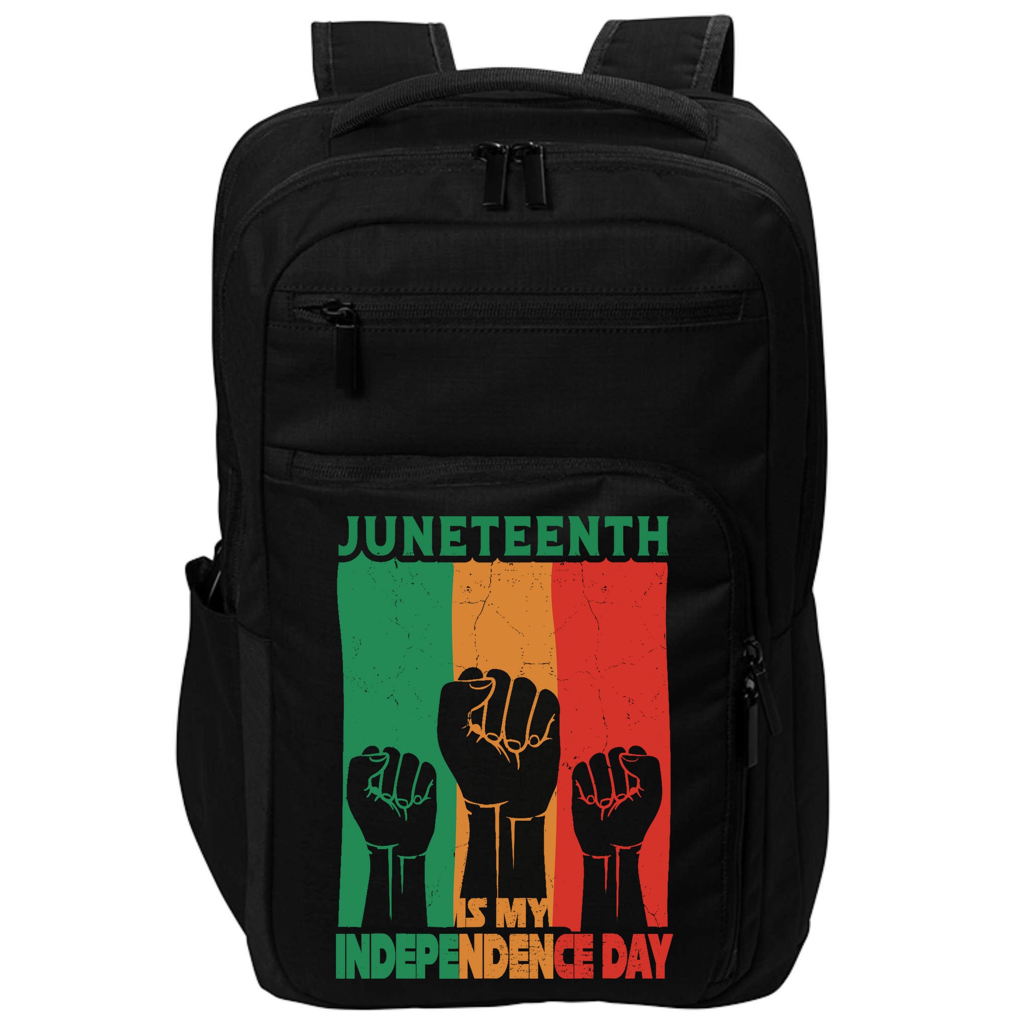Juneteenth Is My Independence Day Black Queen King Cute Girl Impact Tech Backpack