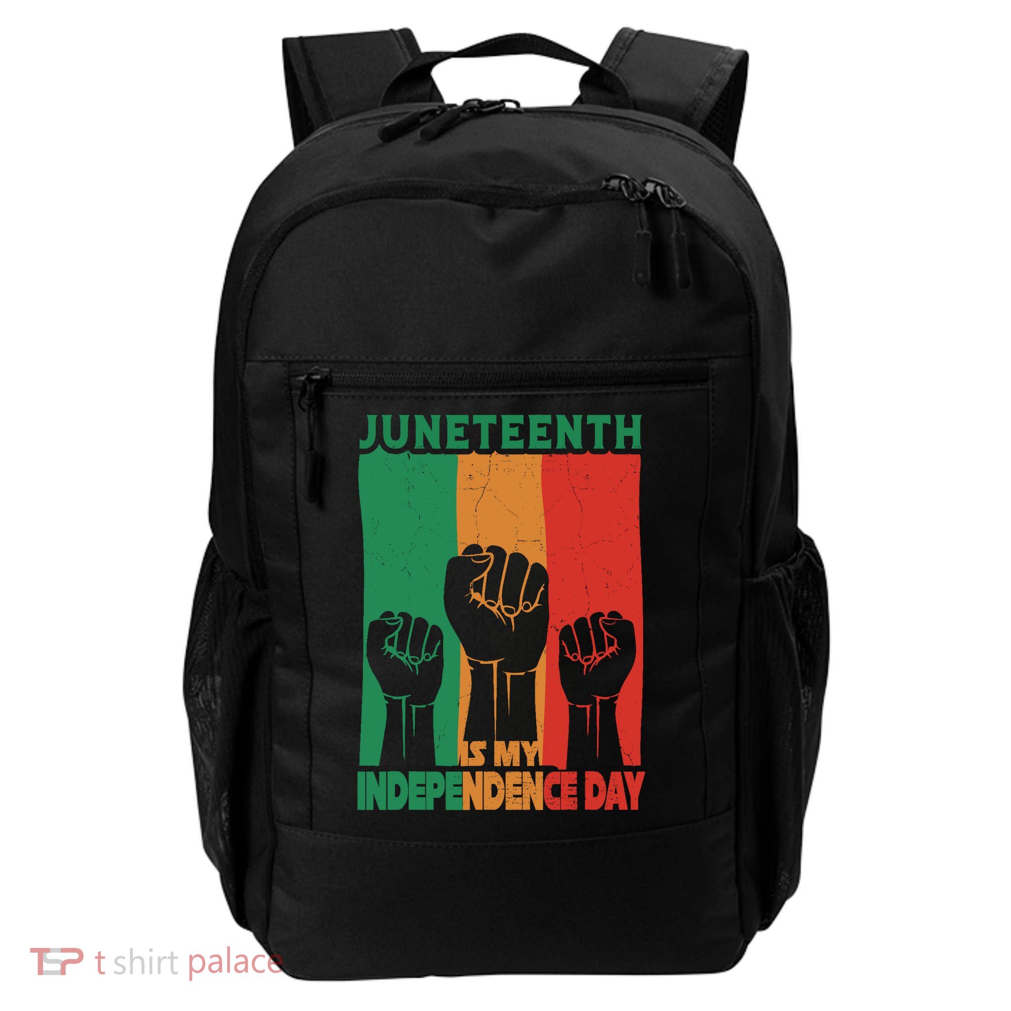 Juneteenth Is My Independence Day Black Queen King Cute Girl Backpack