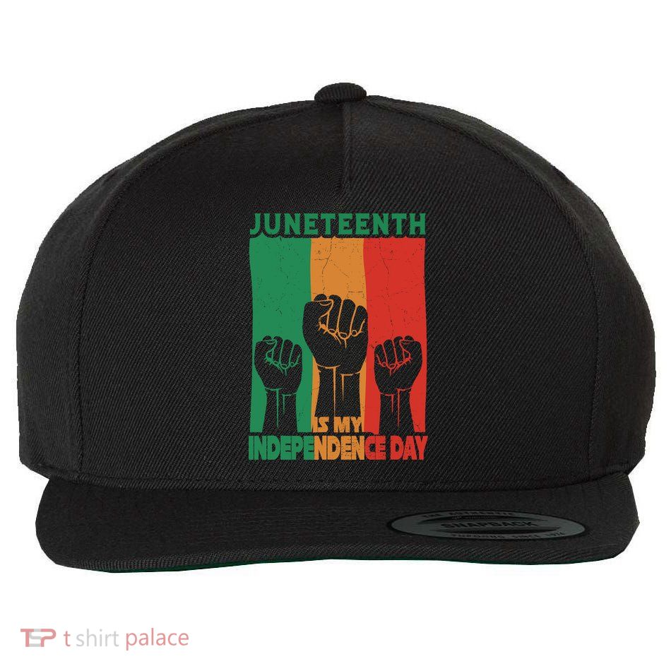 Juneteenth Is My Independence Day Black Queen King Cute Girl Wool Snapback Cap