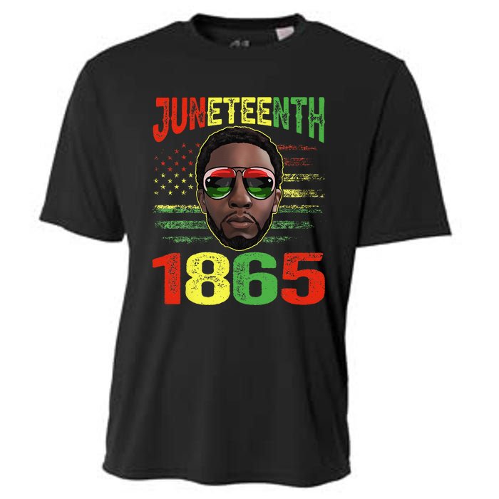 Juneteenth Is My Independence Day Black King Fathers Day Cooling Performance Crew T-Shirt