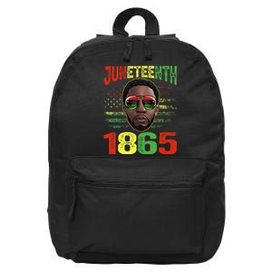 Juneteenth Is My Independence Day Black King Fathers Day 16 in Basic Backpack