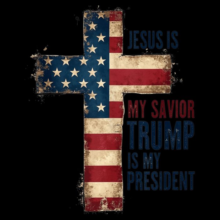 Jesus Is My Savior Trump Is My President Trump 2024 Maga 16 in Basic Backpack