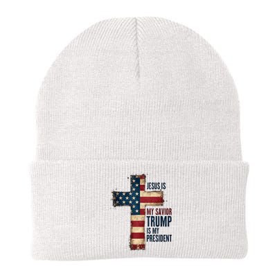 Jesus Is My Savior Trump Is My President Trump 2024 Maga Beanie