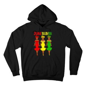 Juneteenth Is My Independence Day Afro Melanin Black Women Hoodie