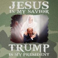 Jesus Is My Savior Trump Is My President Legacy Tie Dye Trucker Hat