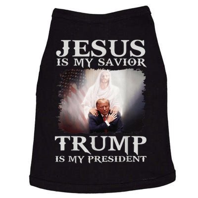 Jesus Is My Savior Trump Is My President Doggie Tank