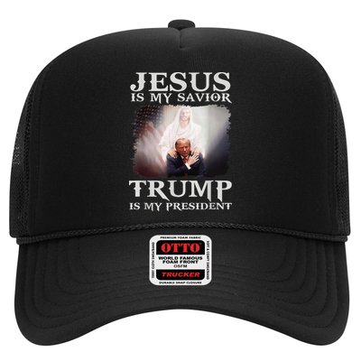 Jesus Is My Savior Trump Is My President Trucker Hat