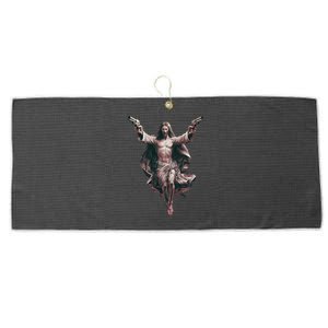 Jesus Is My Savior Christian Love Cute Gift Large Microfiber Waffle Golf Towel