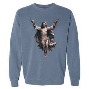 Jesus Is My Savior Christian Love Cute Gift Garment-Dyed Sweatshirt