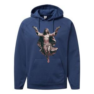 Jesus Is My Savior Christian Love Cute Gift Performance Fleece Hoodie