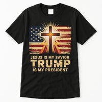 Jesus Is My Savior Trump Is My President Biblical Tall T-Shirt