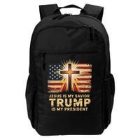 Jesus Is My Savior Trump Is My President Biblical Backpack