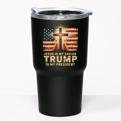 Jesus Is My Savior Trump Is My President Biblical Tumbler