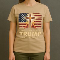 Jesus Is My Savior Trump Is My President Biblical T-Shirt