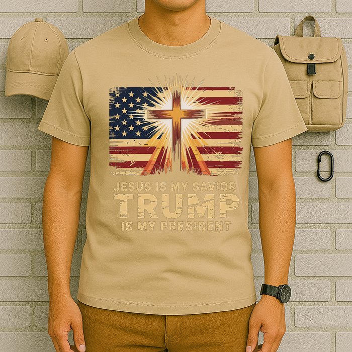 Jesus Is My Savior Trump Is My President Biblical T-Shirt