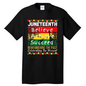 Juneteenth Is My Independence Day Black Pride Melanin Tall T-Shirt