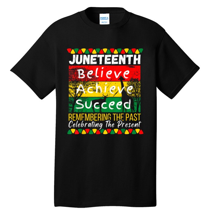 Juneteenth Is My Independence Day Black Pride Melanin Tall T-Shirt