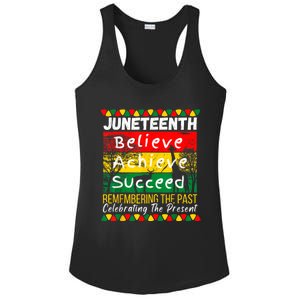 Juneteenth Is My Independence Day Black Pride Melanin Ladies PosiCharge Competitor Racerback Tank