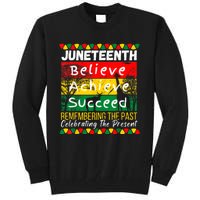 Juneteenth Is My Independence Day Black Pride Melanin Tall Sweatshirt