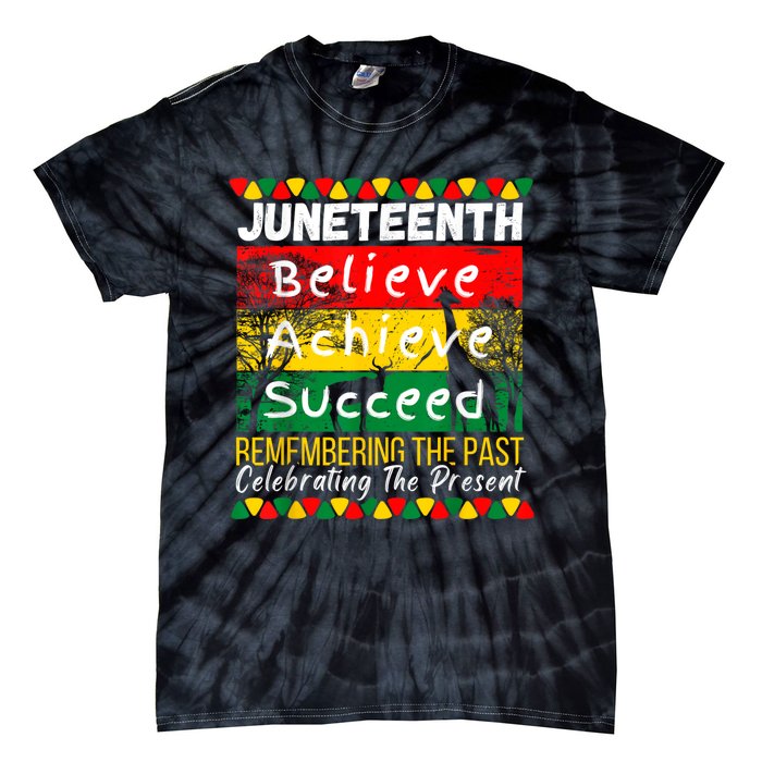 Juneteenth Is My Independence Day Black Pride Melanin Tie-Dye T-Shirt