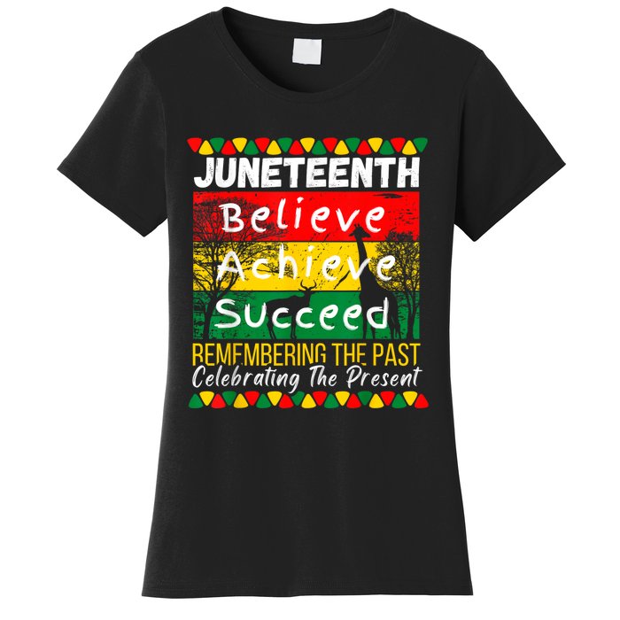 Juneteenth Is My Independence Day Black Pride Melanin Women's T-Shirt