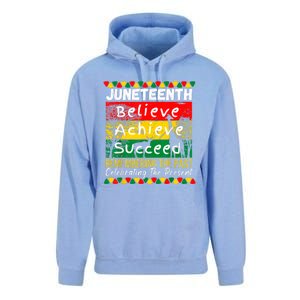 Juneteenth Is My Independence Day Black Pride Melanin Unisex Surf Hoodie