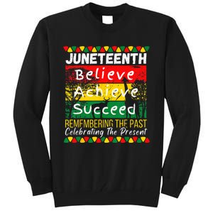 Juneteenth Is My Independence Day Black Pride Melanin Tall Sweatshirt