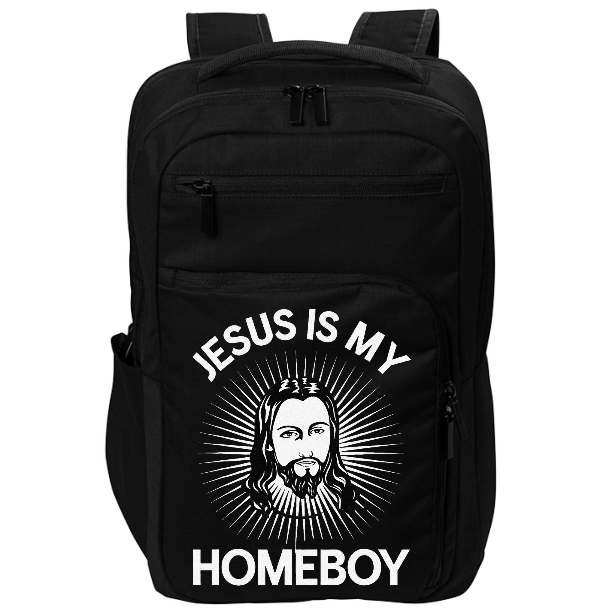 Jesus Is My Homeboy Funny Christian Bible Impact Tech Backpack