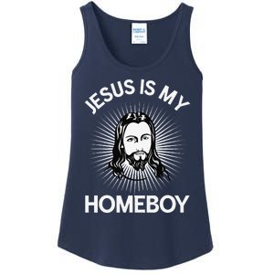 Jesus Is My Homeboy Funny Christian Bible Ladies Essential Tank