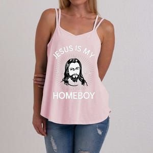 Jesus Is My Homeboy Funny Christian Bible Women's Strappy Tank