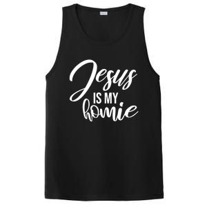 Jesus Is My Homie Faith Christian Love God Religious Quote PosiCharge Competitor Tank