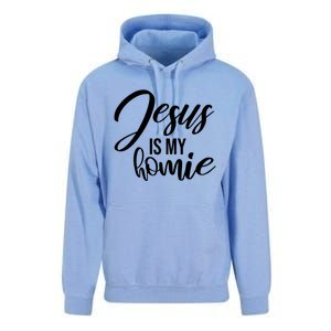 Jesus Is My Homie Faith Christian Love God Religious Quote Unisex Surf Hoodie