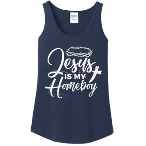 Jesus Is My Homeboy Funny Christian Religious Ladies Essential Tank