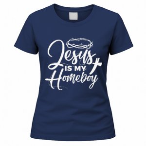 Jesus Is My Homeboy Funny Christian Religious Women's T-Shirt