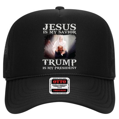 Jesus Is My Savior Trump Is My President Trucker Hat