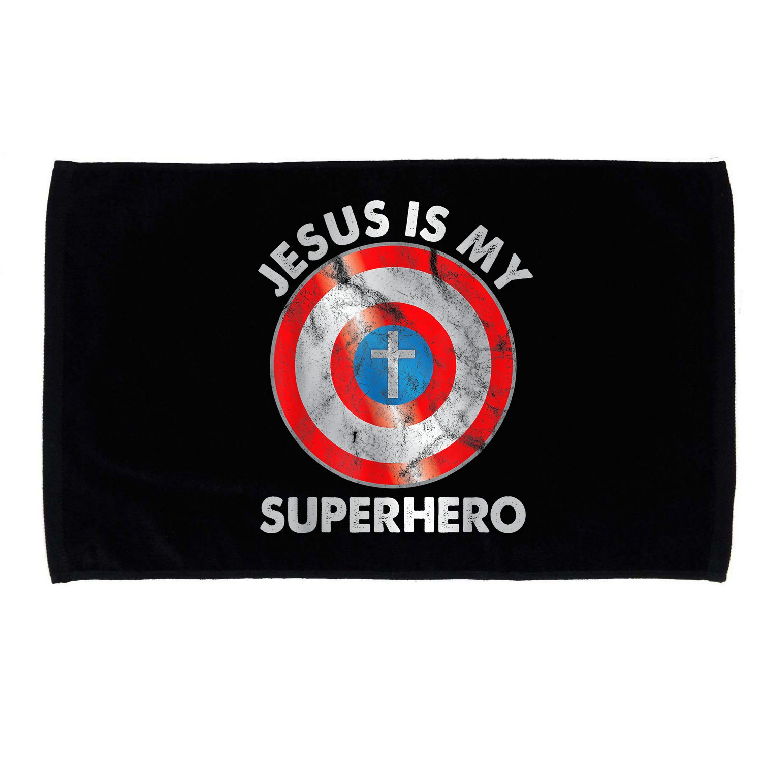 Jesus Is My SuperHero Christian Jesus Lovers Men Women Microfiber Hand Towel