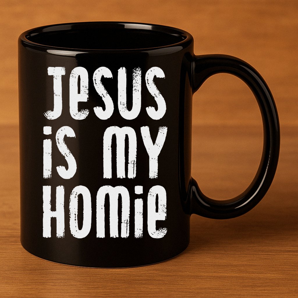 Jesus Is My Homie Christian 11oz C Handle Ceramic Mug