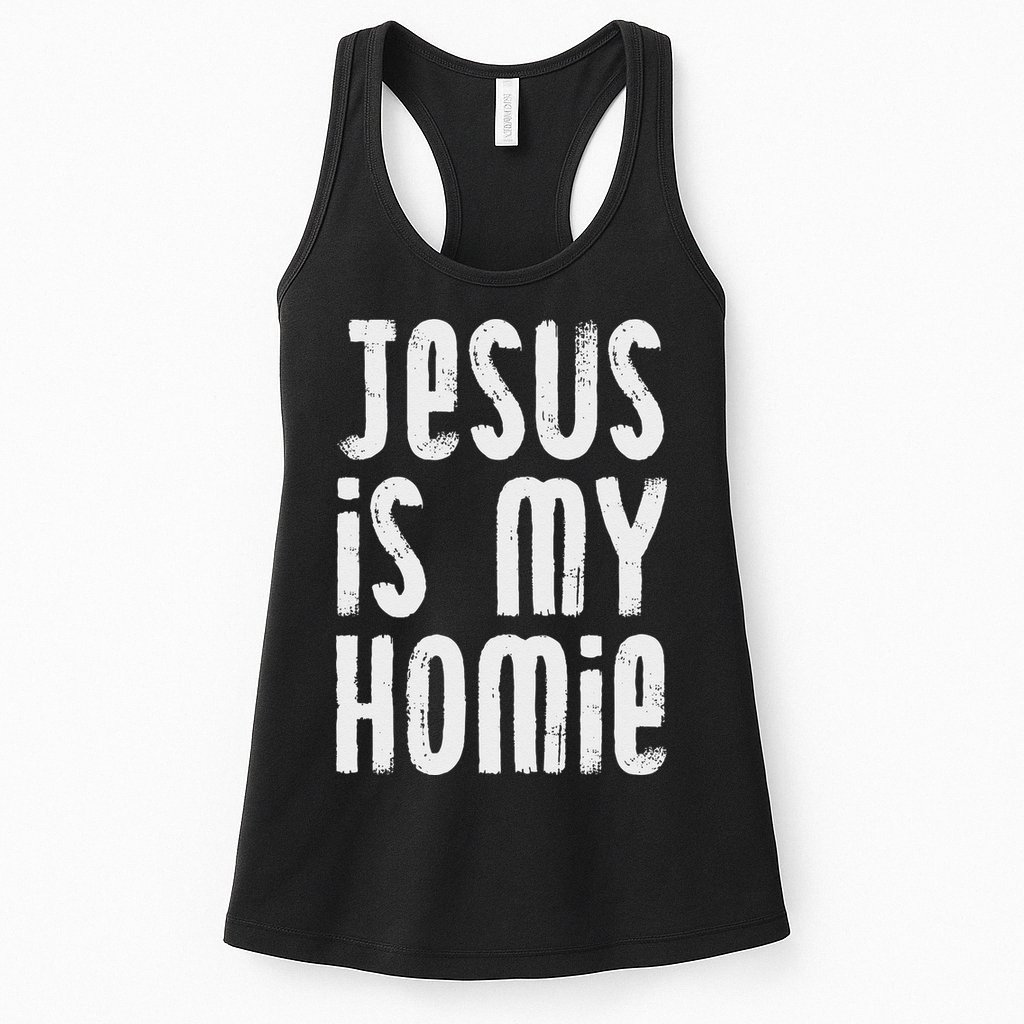 Jesus Is My Homie Christian Womens Tank Top