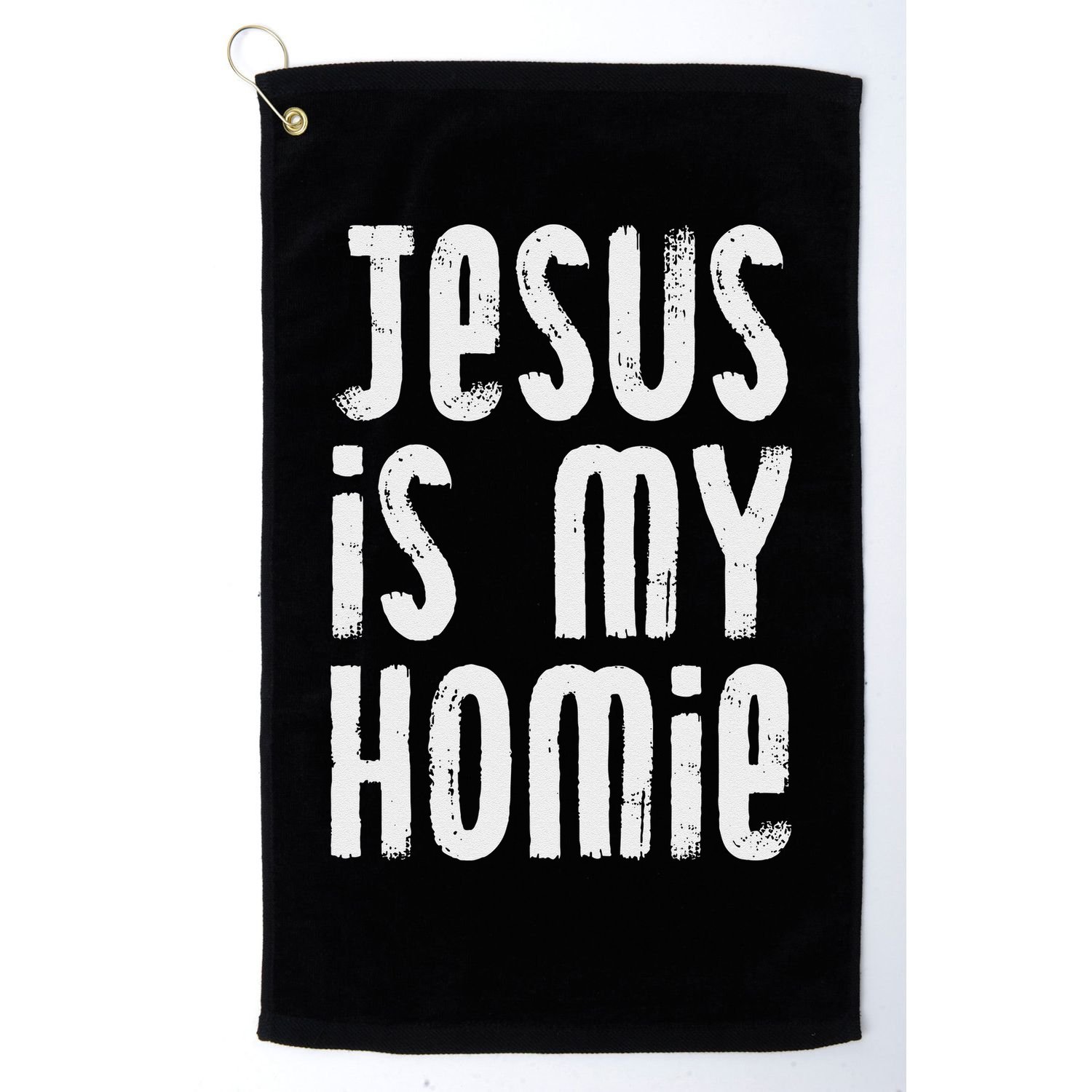 Jesus Is My Homie Christian Golf Towel