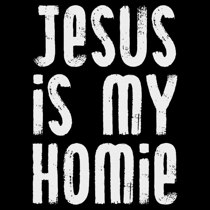 Jesus Is My Homie Christian Zip Tote Bag
