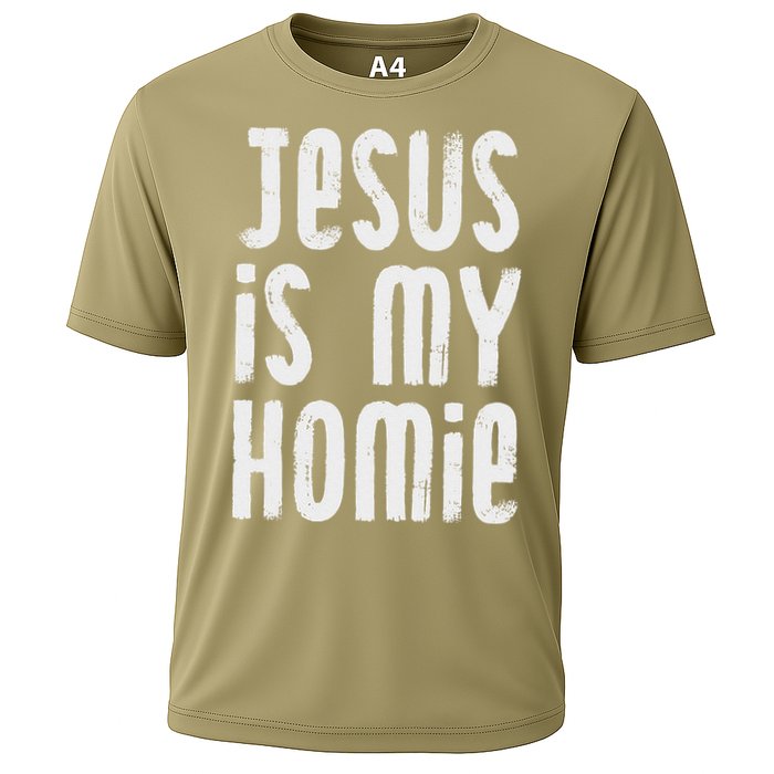 Jesus Is My Homie Christian Cooling Performance Crew T-Shirt