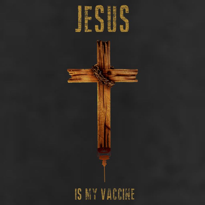 Jesus Is My Vaccine Anti Vax Vaxxer Cool Comfort Performance Bucket Hat