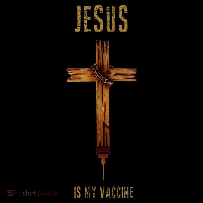 Jesus Is My Vaccine Anti Vax Vaxxer Backpack