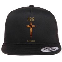 Jesus Is My Vaccine Anti Vax Vaxxer Flatbill Hat